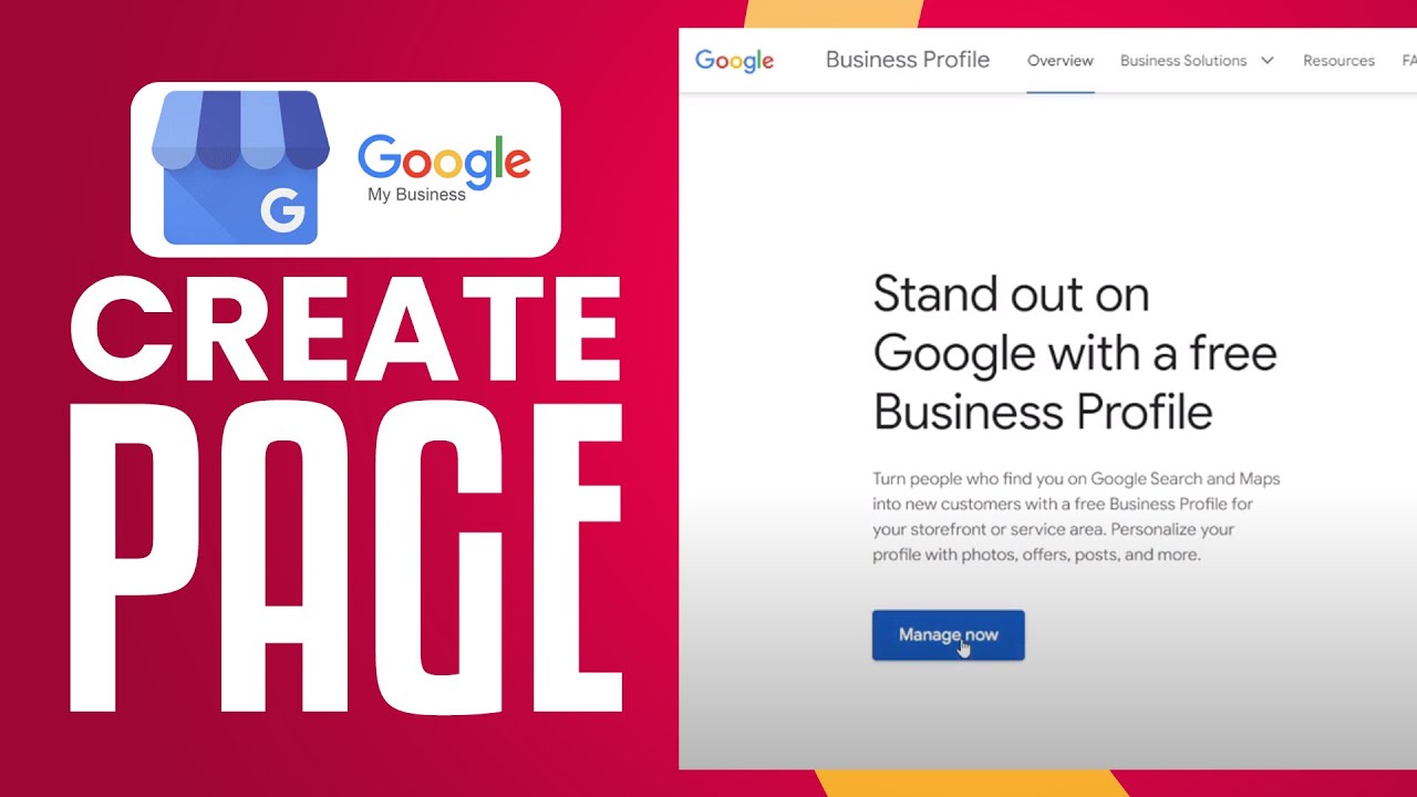 How To Create A Google Business Page Google Business Page Tutorial