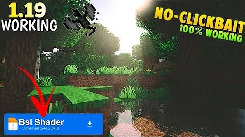 REALISTIC 🥰 BSL Shader For Minecraft Pe 1.19 || Bsl Shader Mcpe 1.19 ( Render Dragon Support )