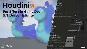 Houdini Fur 3/3 Unreal & Unity