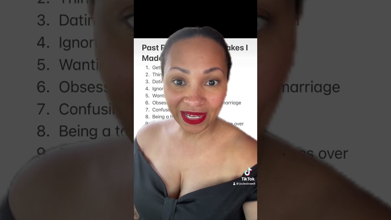 Past Relationship Mistakes I Made