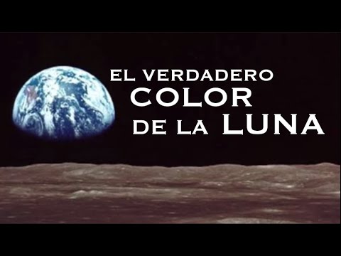 Video: ¿Por qué la luna es GRIS y blanca?