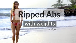 How to Get Ripped Abs with Weights | Rebecca Louise screenshot 3