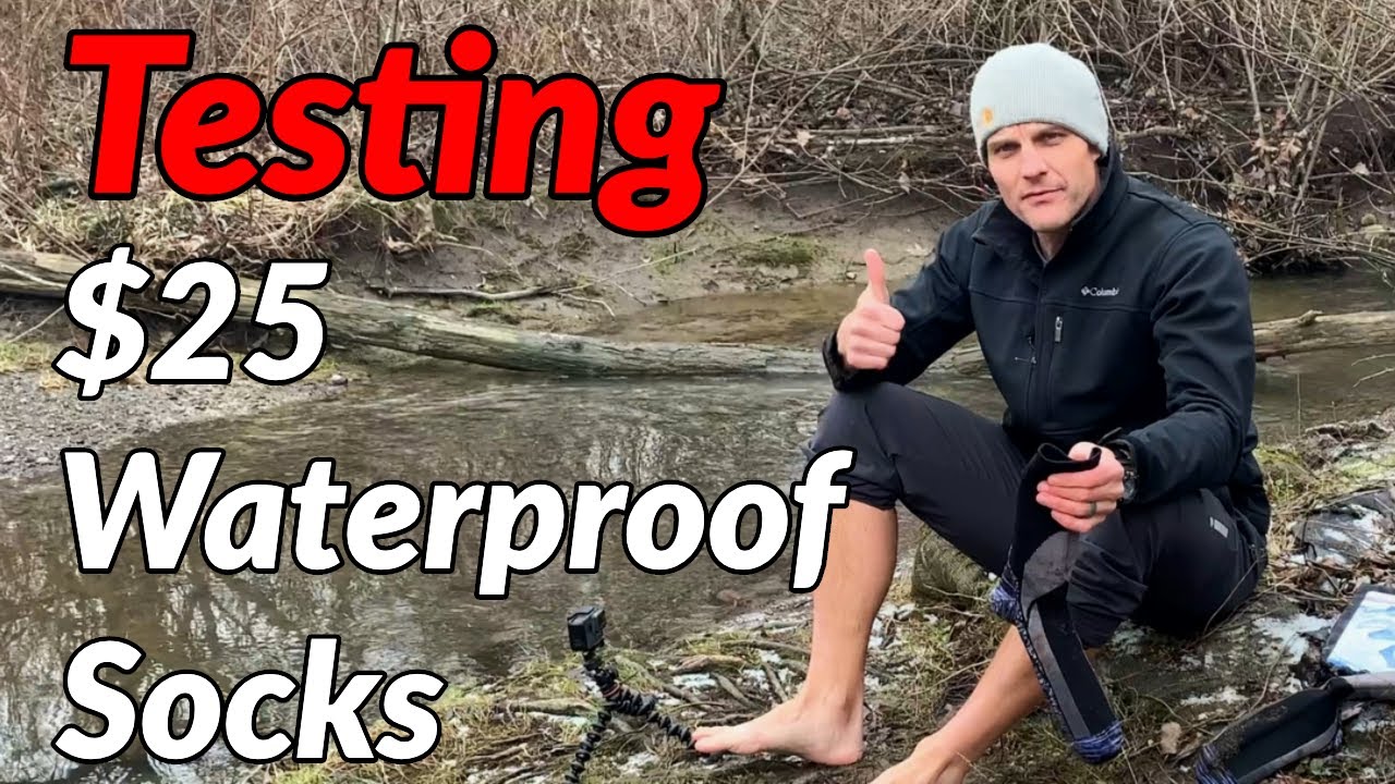 TESTING $25 WATERPROOF SOCK // Randy Sun Waterproof Sock Review - YouTube