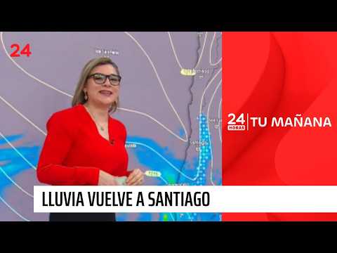 Weather Forecast: Storm system brings rain to the south and rain is expected in Santiago