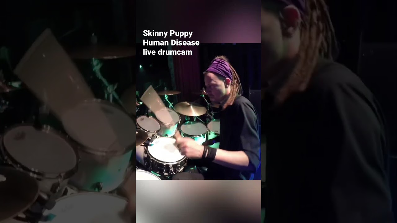 Skinny Puppy - Justin Bennett drumcam 2023 