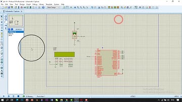 Simulasi sensor lm35 & adc menggunakan Atmega16 | Simulasi Proteus