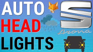 Seat Arona: Enable Disable Auto Headlight Control With Rain