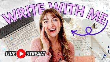 Write With Me LIVESTREAM ✍️✨ super chill writing session