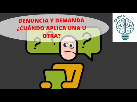 Video: ¿Denuncia o denuncia?