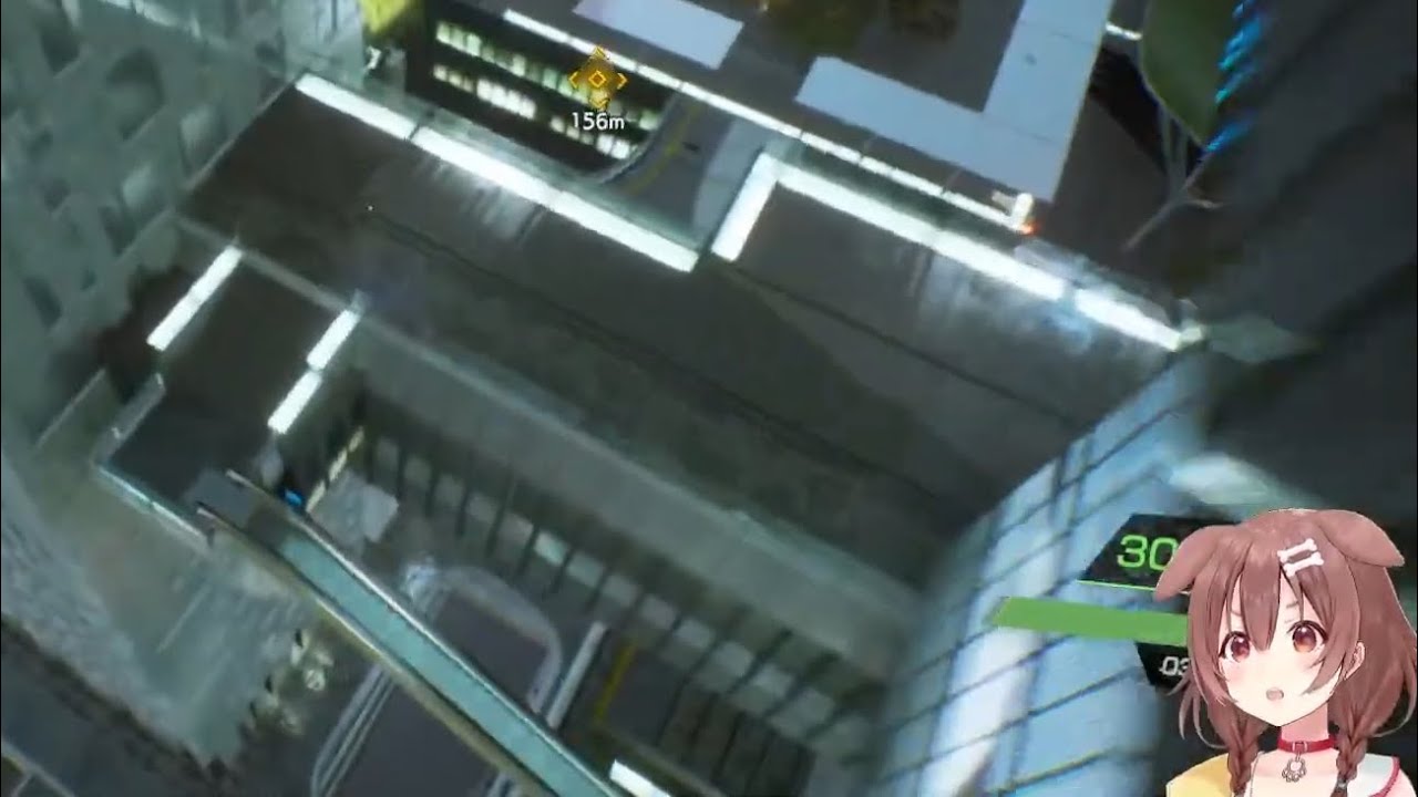 【Hololive/EngSub】Korone's Falling Scream【Ghostwire: Tokyo】