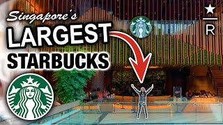 We Visit the LARGEST Starbucks in Singapore ☕??