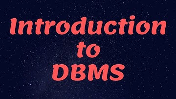 Introduction to DBMS | Part-1 | DBMS | Chapter 3 | XII Computer Application
