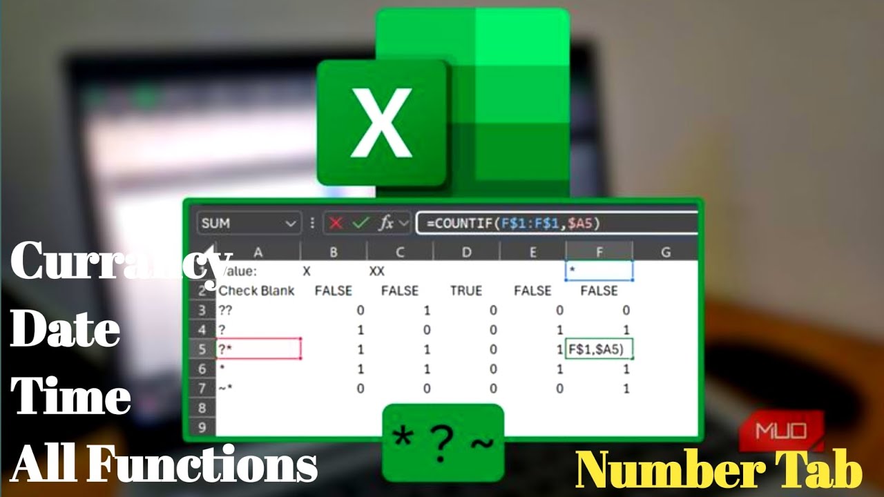 Ms Excel Me Number Tab Use Kaise kare |Excel Me Date ,Time , Accounting, Currency Function Use kaise