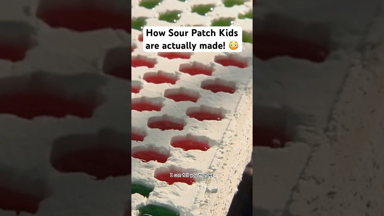How Sour Patch Kids are actually made! 😳 