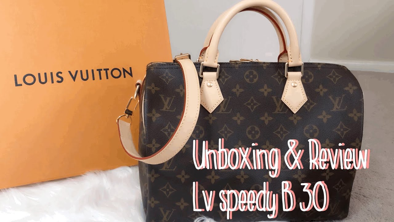Louis Vuitton Speedy Bandouliere 30 Monogram, Unboxing, What Fits In It