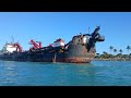 Giant Dredge ship in Fort Pierce inlet & Mahi in the fish box wait for it