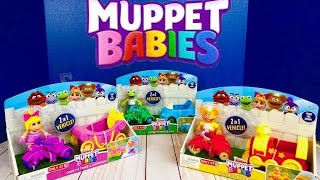 New Muppet Babies 2 In 1 Vehicles Train, Car And Carriage Unboxing Opening Toys