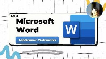 QPCT: Word - Adding and Removing Watermarks