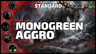 🟢MONOGREEN AGGRO Standard Deck Gameplay VOW |Magic Arena | MTGA | BO1 | Magic the Gathering