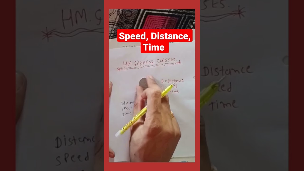 speed, distance, time all very easy trick to solve 