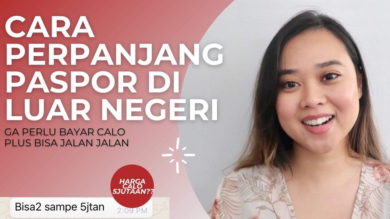 Cara Perpanjang Paspor di Luar Negeri || Tanpa Calo ‼️ 