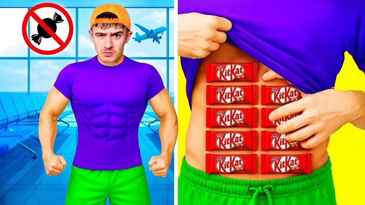 20 СПОСОБОВ ТАЙНО ПРОНЕСТИ СЛАДОСТИ КУДА УГОДНО!