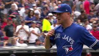 TOR@CLE: Smith strikes out Urshela in return from DL