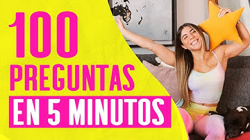 Respondí ¡100 PREGUNTAS EN 5 MINUTOS!