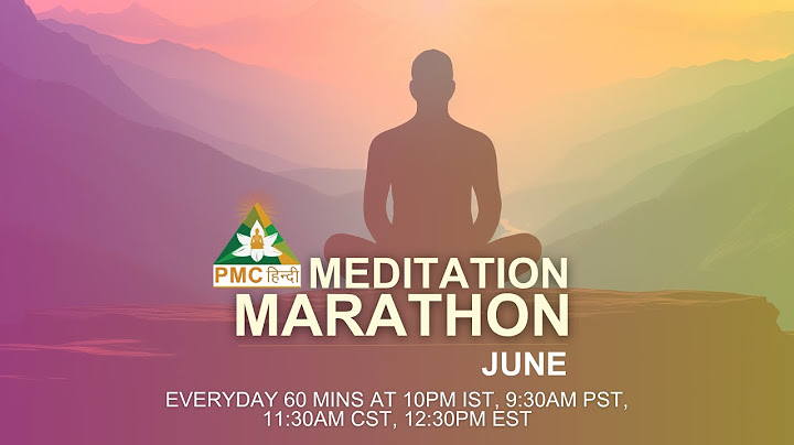 Day 73 | Guided Meditation Marathon 2025 by PMC Hindi | Daily Peace & Mindfulness | 23 June 2025
