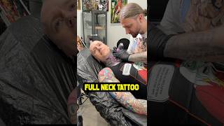 Full Neck Tattoo Finished