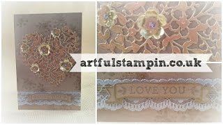 {Bloomin Heart Love Thinlets Die with Artful Stampin}