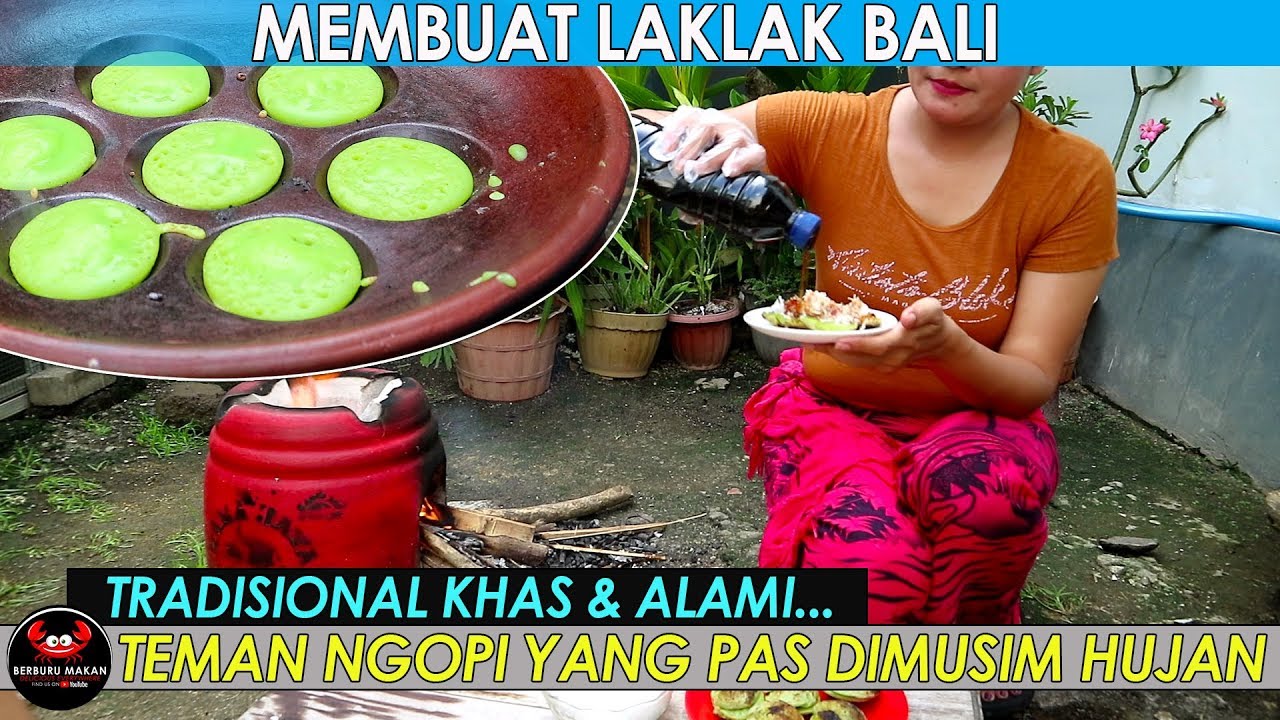 RESEP KUE LAK-LAK, JAJANAN KHAS BALI YANG LEGENDARIS, HOW TO MAKE A