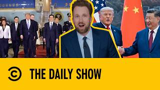 Trump Lands In China For High-Stakes Summit With Xi Jinping | The Daily Show