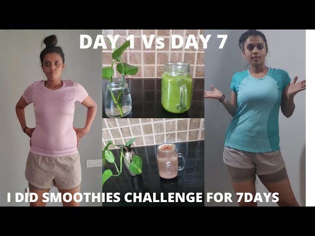 7 Days Smoothie Detox Challenge| I Lost 2Kg| Real Results And Experience  Sharing| What D Fit - Youtube