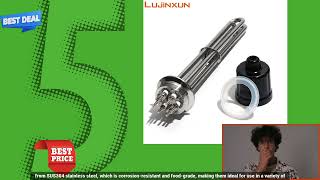 1005002945563818 Lujinxun Sus304 Electrical Heating Element 2Tri Clampod63 220V 380V