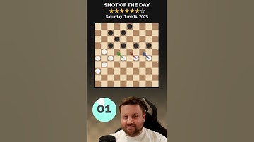 Shot of the Day – June 14, 2025 ➡️ Learn How to Play Checkers at www.worldofcheckers.com