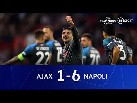 Ajax v Napoli (1-6) | Italians run riot around the Eredivisie giants | Champions League Highlights