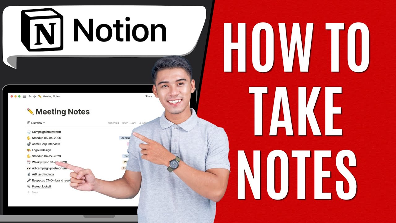 How to Take Notes in Notion [Quick Guide] - YouTube