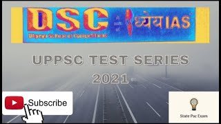 Uppsc Test Series 2021paper 1 Part 1                                dhyeya Ias testseries uppsc