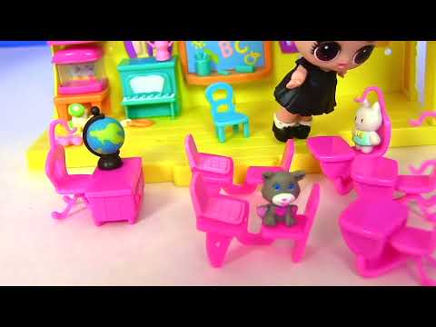 Школа в Детском Садике Куклы Лол - мультик для детей!