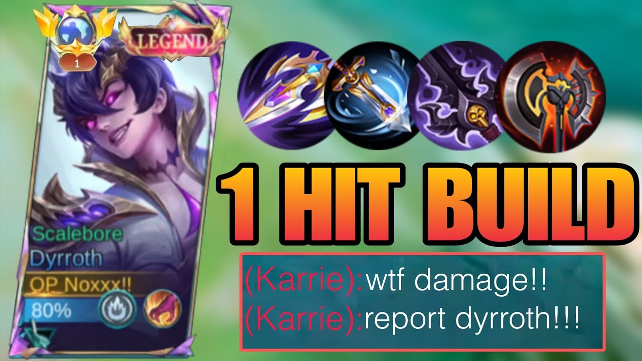 DYRROTH BEST BUILD AND EMBLEM IN 2026!!🔥 💀 ~ MLBB