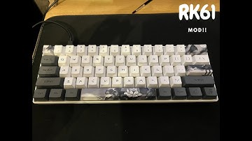 Modding my first mechanical keyboard (RK61 Mod)