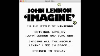 John Lennon - Imagine in the style of Nintendo (authentic NES remix)