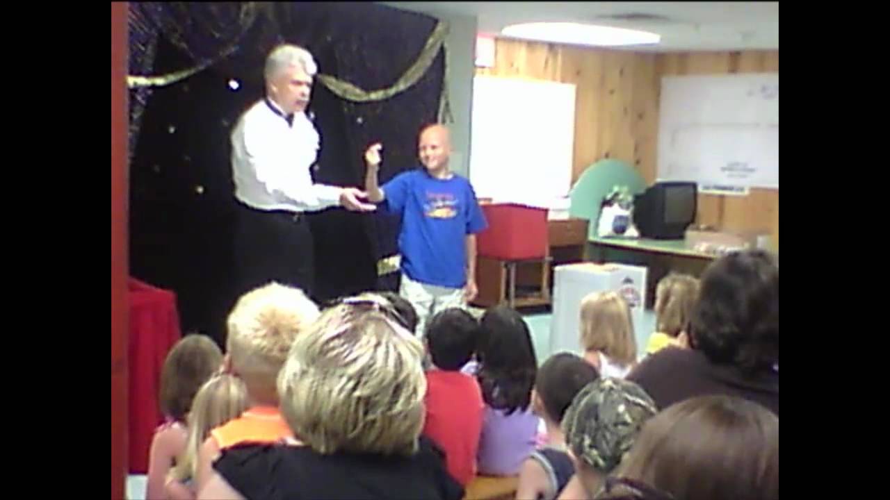 Ludden Library summer reading program magic show YouTube