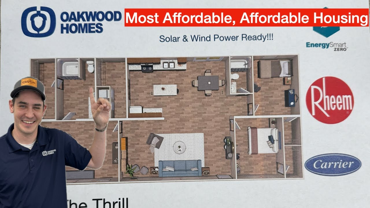 2024 Clayton Homes Tru Thrill 3 Bedroom Most Affordable, Affordable Housing Manufactured/Mobile Home