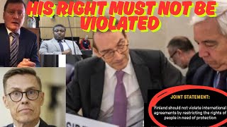 UNHCR; Strong Warning Finland Should Not Violate international Agreement By Restricting The Rights..
