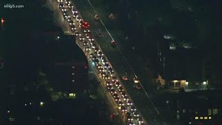 Aurora Bridge emergency repair work begins