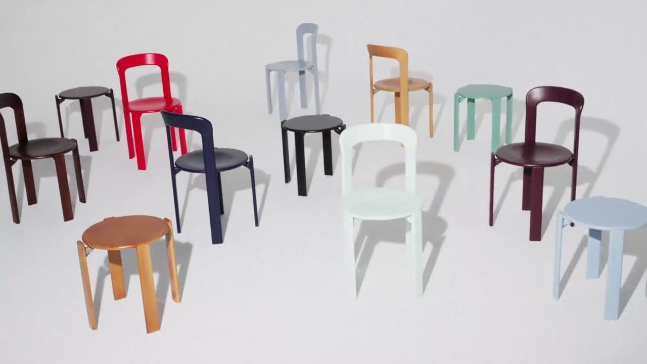 HAY Rey Collection: Hay Rey Chair, Hay Rey Barstool, Hay Rey Table