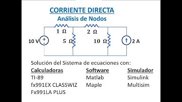 ANÁLISIS DE NODOS - Ejemplo 1