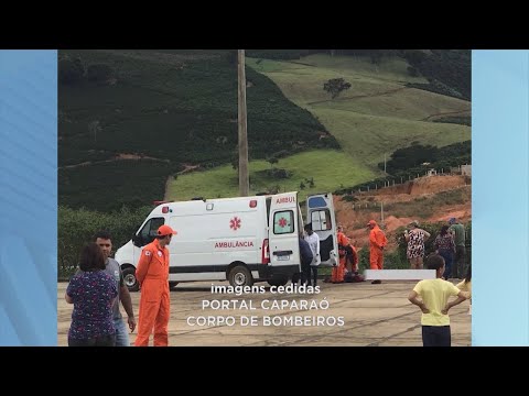 Luisburgo: bombeiros resgatam jovem que se acidentou em escalada